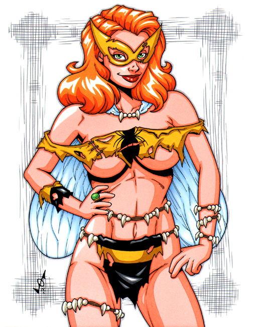 Savage Land Insect Queen - Original Artwork Savage Land Insect Queen - Original Artwork